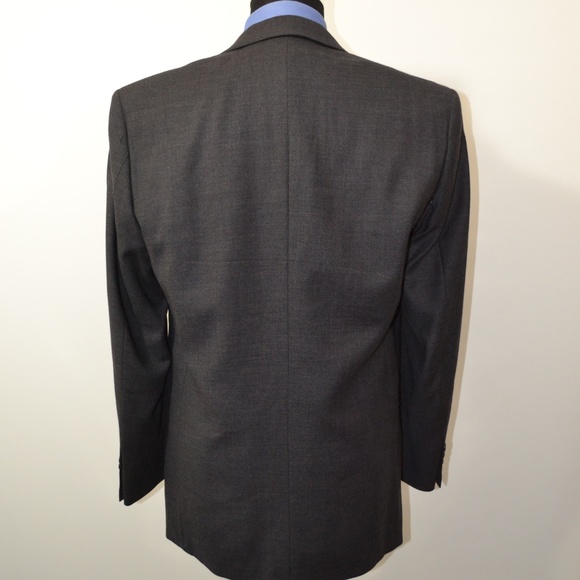 Pronto Uomo 40L Sport Coat Blazer Suit Jacket Gray - Picture 4 of 8